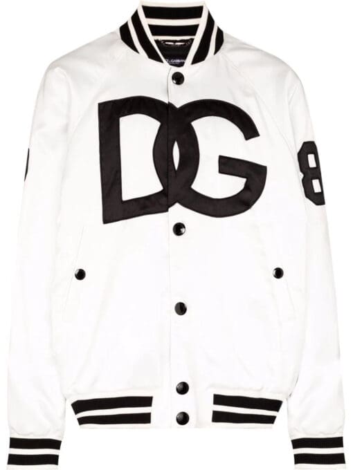 Dolce & Gabbana  DG satin varsity jacket