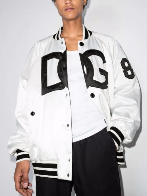 Dolce & Gabbana  DG satin varsity jacket - Image 2