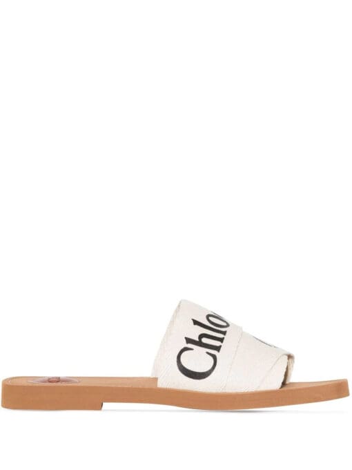 Chloé Woody logo-print sandals