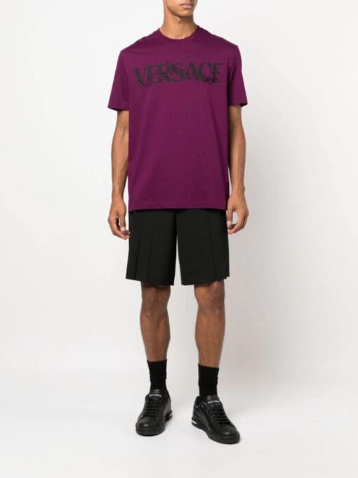 Versace logo-print short-sleeved T-shirt - Image 2