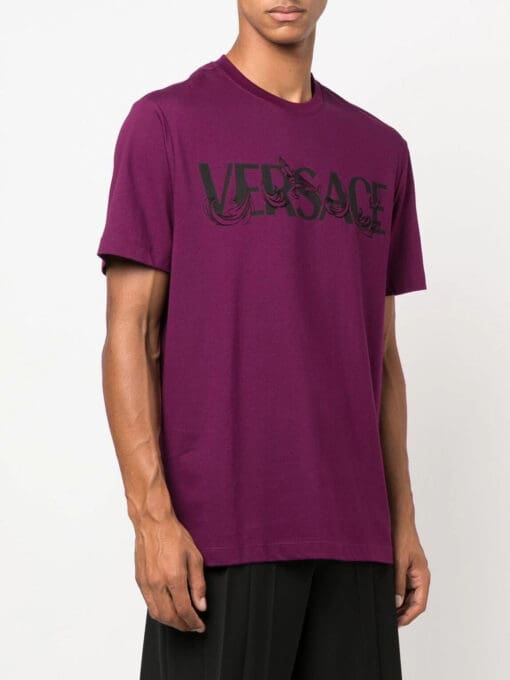 Versace logo-print short-sleeved T-shirt - Image 3