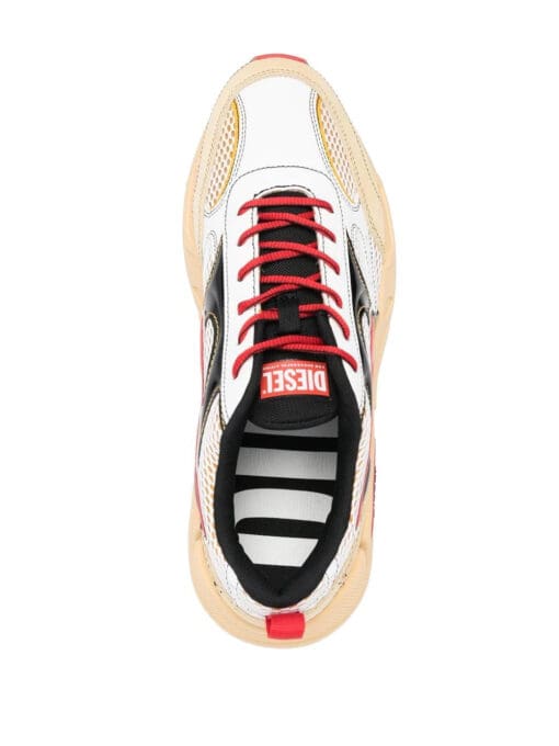 Diesel mesh-suede panelled sneakers - Image 4