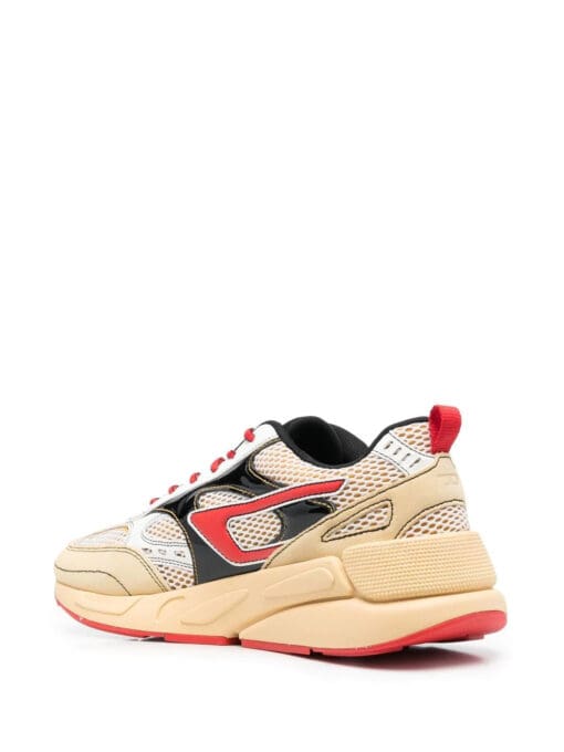 Diesel mesh-suede panelled sneakers - Image 3