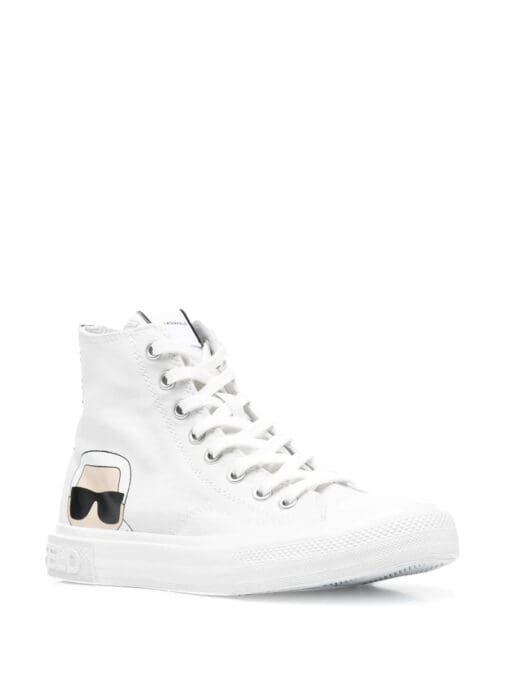 Karl Lagerfeld logo-print hi-top sneakers - Image 2