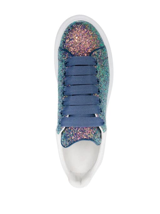 Alexander Mcqueen glitter-embellished Oversized sneakers - Image 4