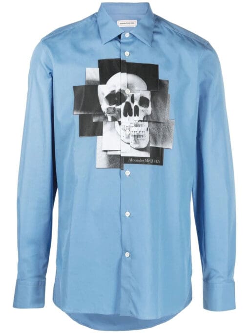 Alexander Mcqueen skull-detail shirt