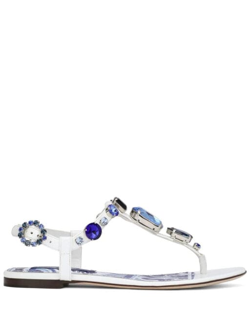 Dolce & gabbana  crystal-embellished sandals