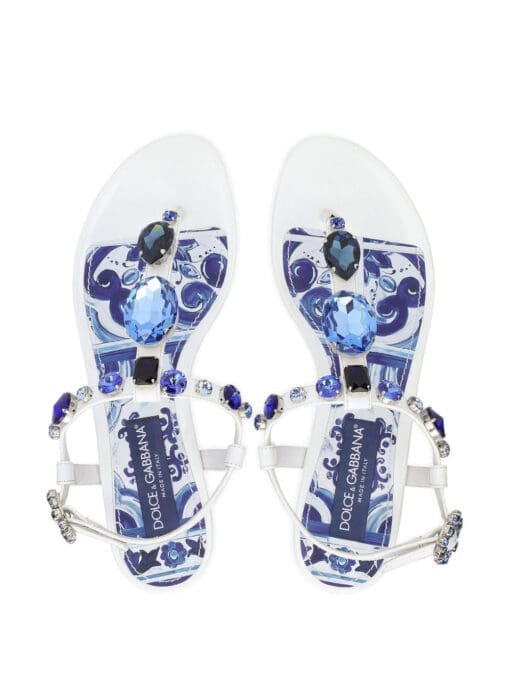 Dolce & gabbana  crystal-embellished sandals - Image 4