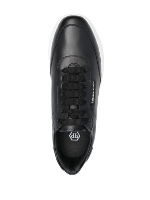 Phillip plein Runner leather low-top sneakers - Image 4