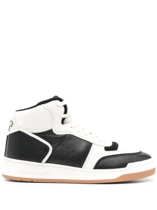 Saint Laurent colour-block high-top sneakers