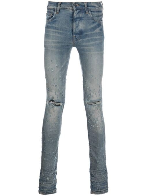 Amiri distressed skinny jeans