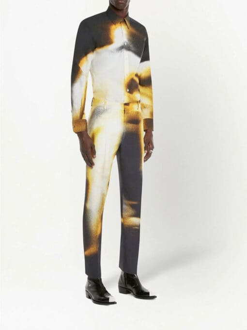 Alexander Mcqueen graphic-print long-sleeve shirt - Image 3