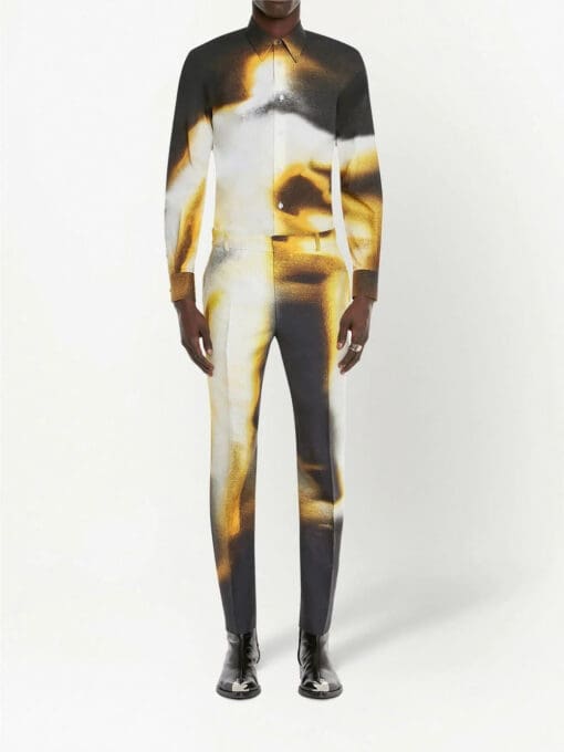 Alexander Mcqueen graphic-print long-sleeve shirt - Image 2