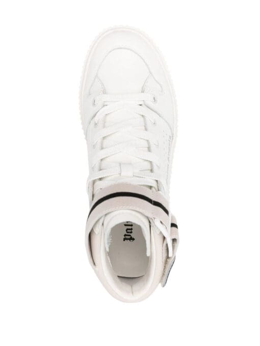 Palm Angels branded strap-detail sneakers - Image 4