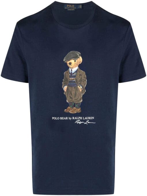 Polo Ralph Lauren teddy bear-print short-sleeved T-shirt