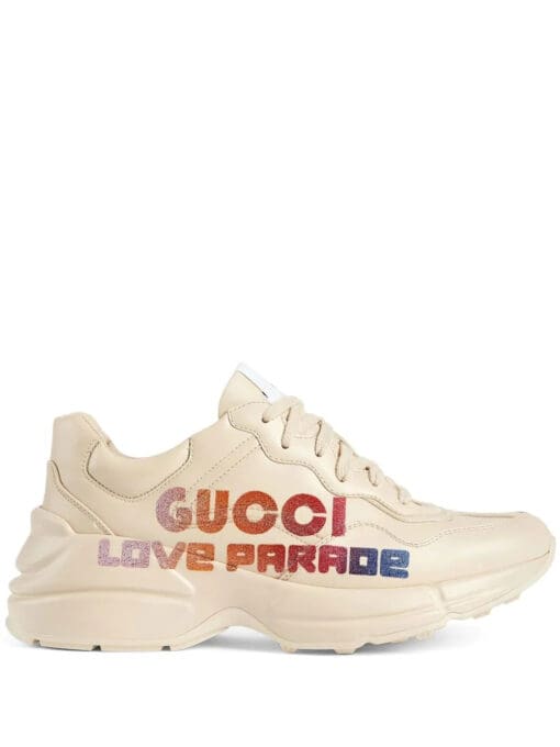 Gucci Rhyton glitter-logo chunky trainers