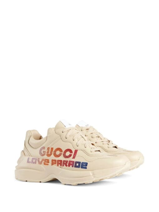 Gucci Rhyton glitter-logo chunky trainers - Image 2