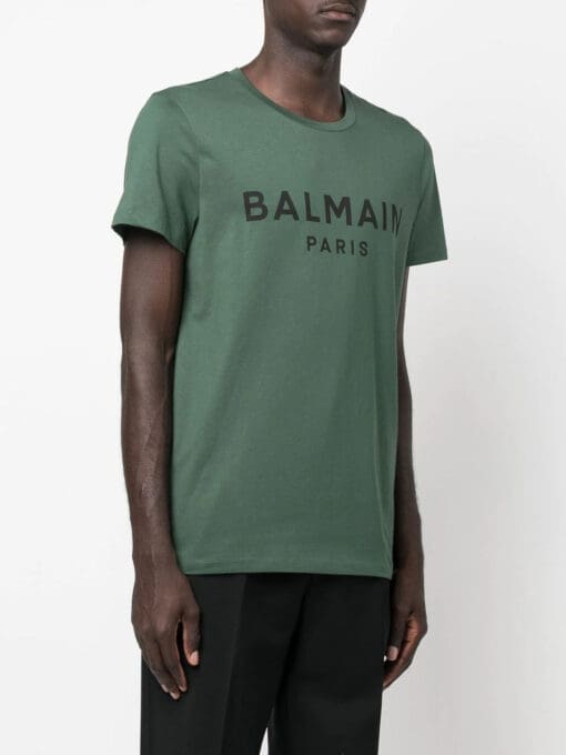 Balmain logo-print round-neck T-shirt - Image 3