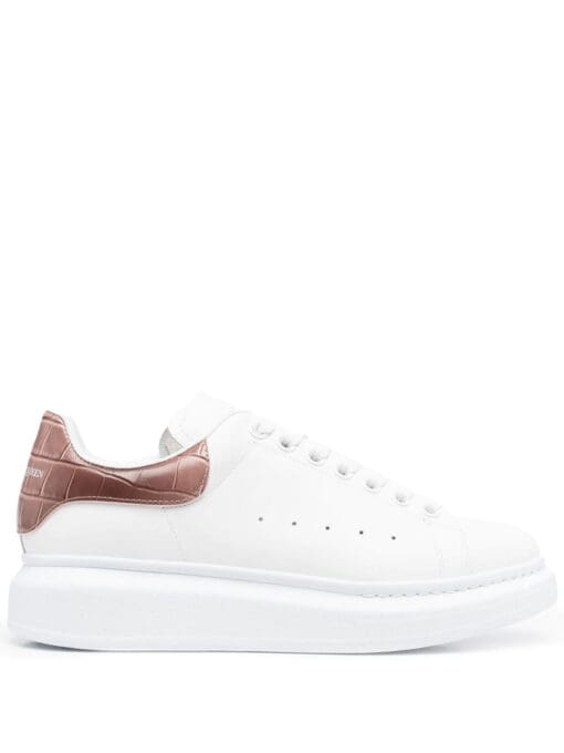 Alexander Mcqueen crocodile-effect low-top sneakers