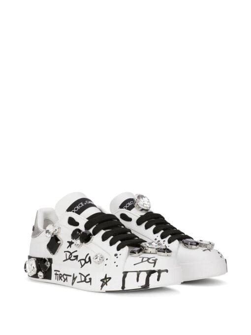 Dolce & gabbana  logo-print Portofino sneakers - Image 2