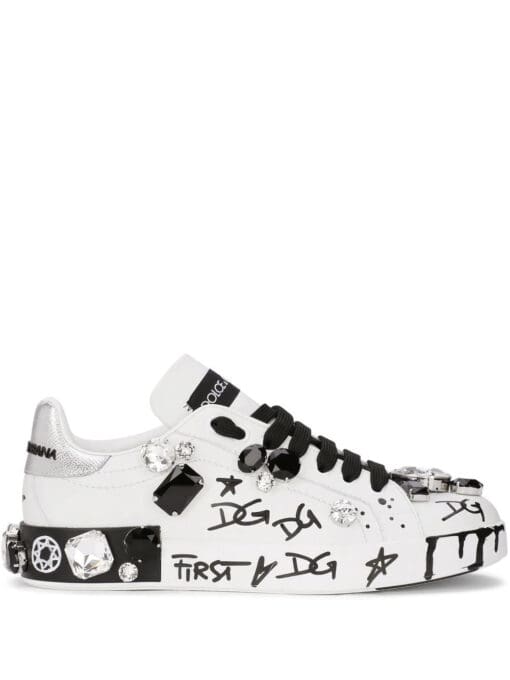 Dolce & gabbana  logo-print Portofino sneakers