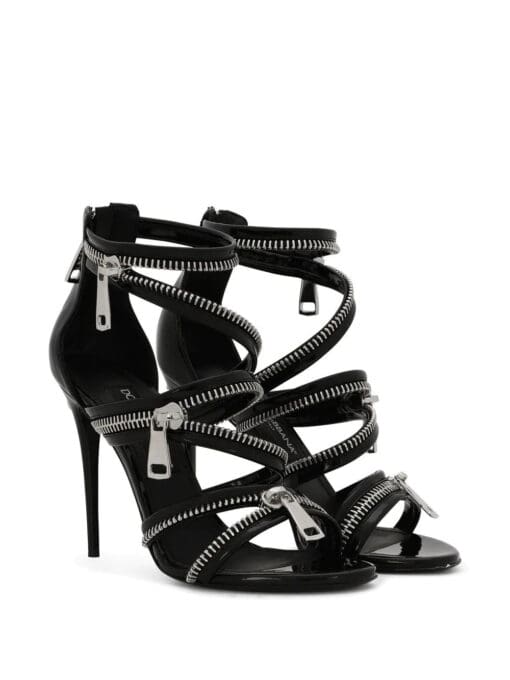 Dolce & gabbana  105mm zip-detail sandals - Image 2