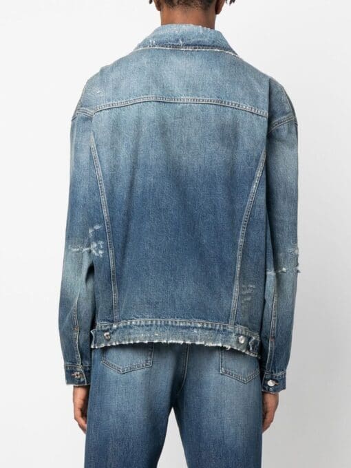 Dolce & Gabbana  Distressed denim jacket - Image 4