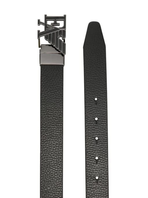 Emporio Armani logo-buckle belt - Image 2