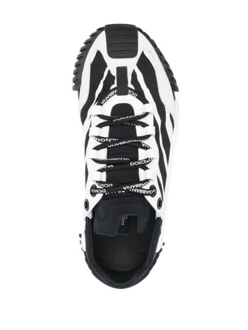 Dolce & gabbana  panelled lace-up sneakers - Image 4