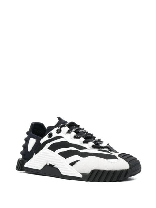 Dolce & gabbana  panelled lace-up sneakers - Image 2