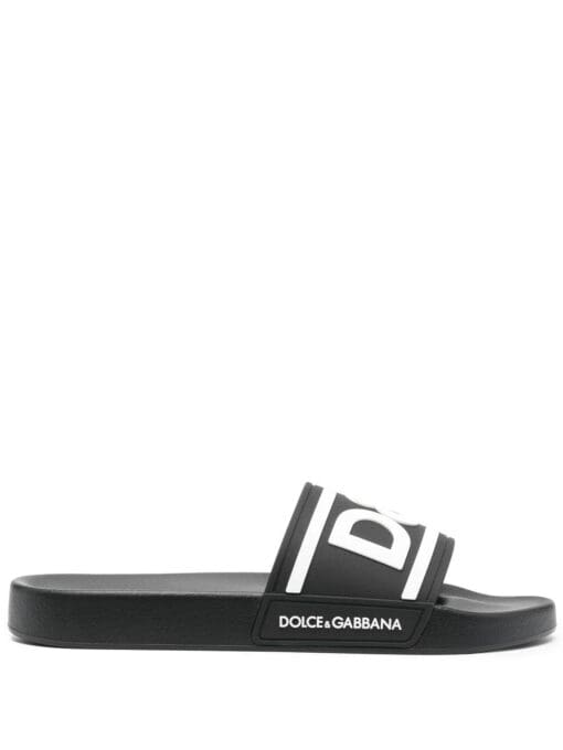 Dolce & Gabbana  logo-print beach sliders