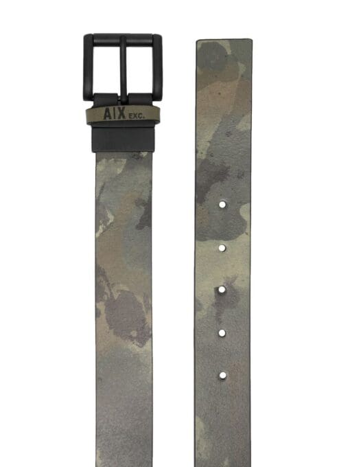 American Eagle camo-print leather belt - Image 2