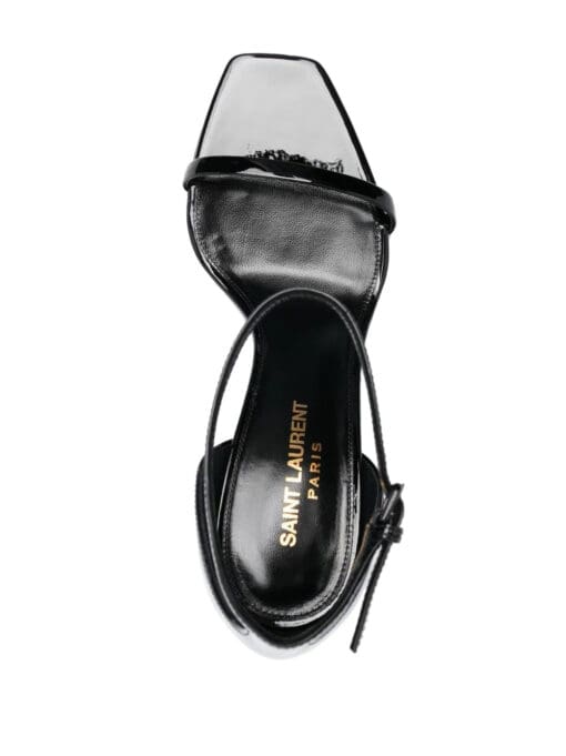 Saint Laurent 85mm logo-lettering sandals - Image 4