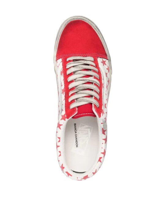 Vans two-tone star-print sneakers - Image 4