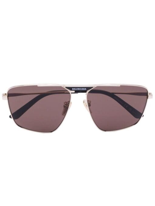 Balenciaga Eyewear geometric pilot-frame sunglasses