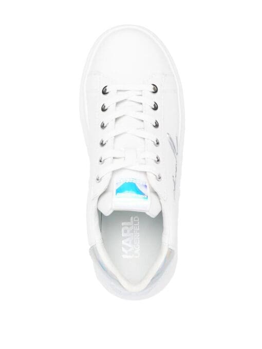 Karl Lagerfeld debossed-logo detail sneakers - Image 4