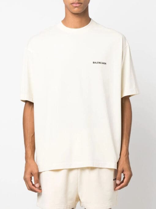 Balenciaga logo-print T-shirt - Image 3