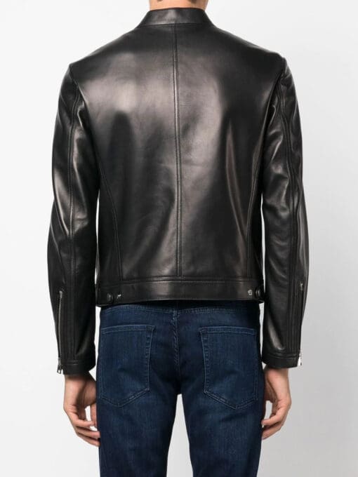 TOM FORD  zip-front leather jacket - Image 4