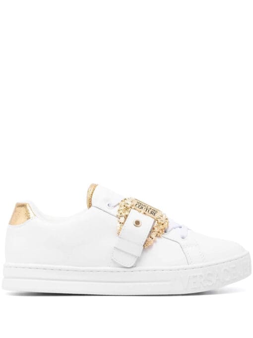 Versace Baroque-buckle low-top sneakers