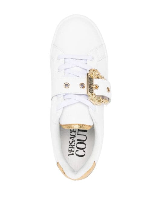 Versace Baroque-buckle low-top sneakers - Image 4