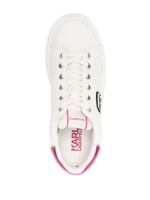 Karl Lagerfeld Ikonik-patch platform sneakers - Image 4