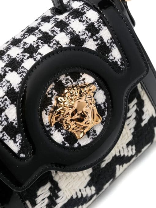 Versace houndstooth-tweed tote bag - Image 4