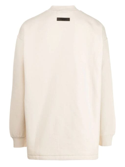 FEAR OF GOD ESSENTIALS  logo-patch cotton-blend sweatshirt - Image 2