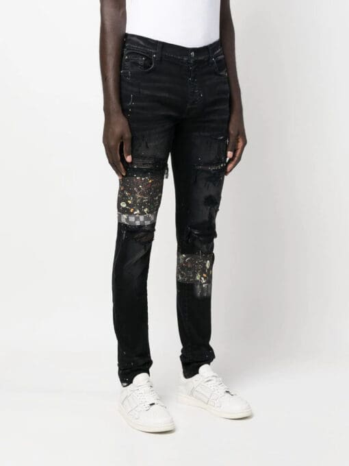 Amiri distressed skinny-cut jeans - Image 3