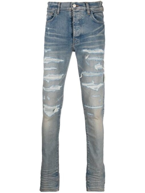 Amiri distressed-effect skinny jeans