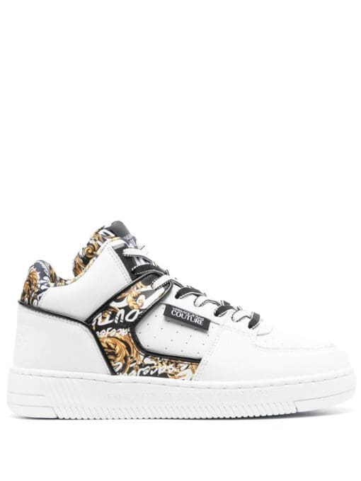 Versace baroque-print hi-top sneakers