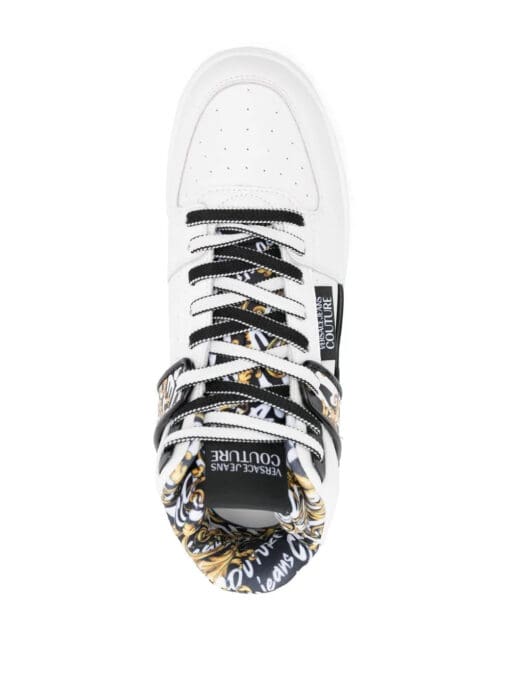 Versace baroque-print hi-top sneakers - Image 4