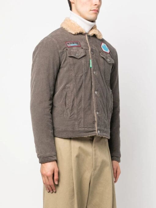 Dsquared2  corduroy patch-detail jacket - Image 3