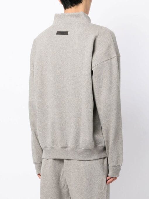 FEAR OF GOD ESSENTIALS  logo-print cotton-blend sweatshirt - Image 4