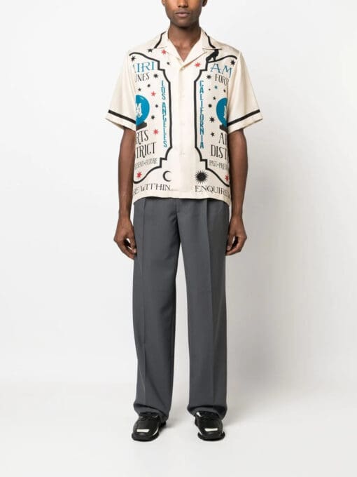 Amiri graphic-print silk shirt - Image 2